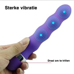 Multi-Speed G-spot Prostaat, Schroefdraad Dildo Bullet Vibrator incl batterij - Clitoris, Vaginaal, Vibrator voor vrouwen, Anaal Vibrator - Butt Plug Erotiek, Sex speeltje, Sex toys Voor Vrouw en Man — thumbnail 3