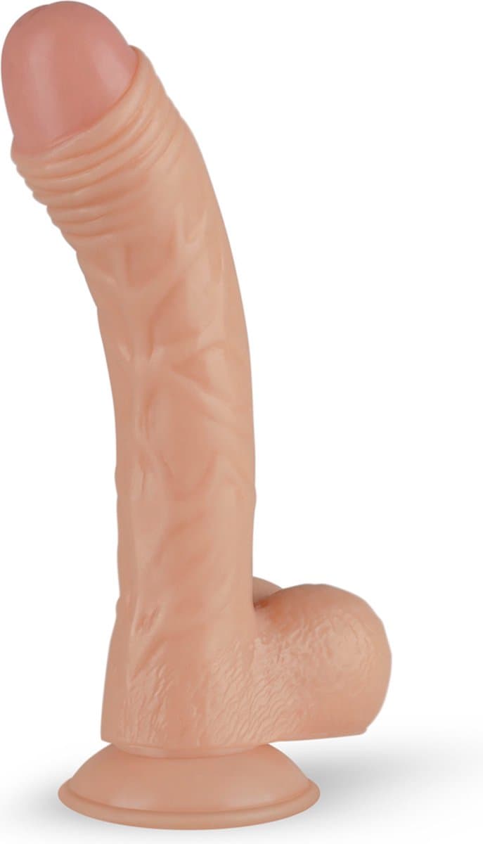 Real Fantasy - Vince - Realistische Dildo met Zuignap - 19,5 cm - Dildo - Dildo's - Sex Toys voor Vrouwen en Mannen - Dildo Mannen Anaal - Beige — afbeelding 1