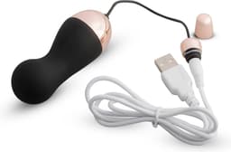 Teazers - Glad Vibratie Eitje - Oplaadbaar - Sex Toys voor Vrouwen - Vibrators voor Vrouwen - Vibratie Ei met Afstandsbediening - Sex Toys voor Koppels - Zwart/Roségoud — thumbnail 8