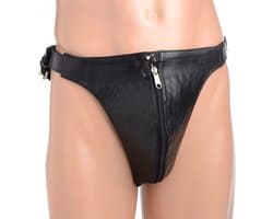 Spiked Leather Kuisheidsgordel Met Spikes