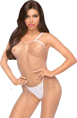 Penthouse Lingerie  Body Search - Erotische Catsuit - Maat S/L - Wit — thumbnail 17