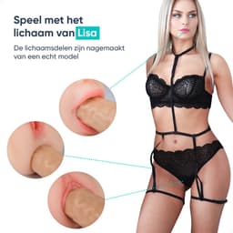 DailyPlay Pocket Pussy voor Man - 3 in 1 – Blowjob Masturbator met Billen en Kunst Vagina – Sex Toys Mannen en Koppels – Nep Kut — thumbnail 8