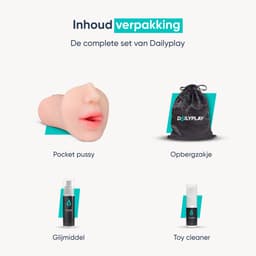 DailyPlay Pocket Pussy voor Man - 3 in 1 – Blowjob Masturbator met Billen en Kunst Vagina – Sex Toys Mannen en Koppels – Nep Kut — thumbnail 6