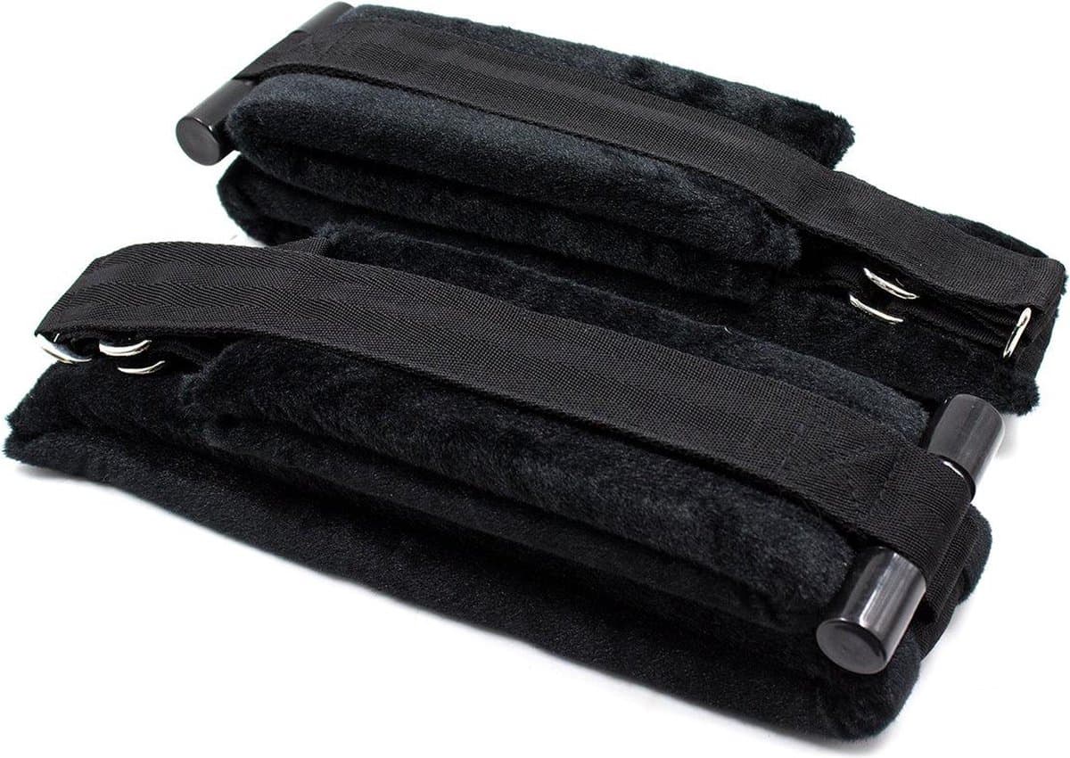 Fixxx - Zachte Plush Sex Deurschommel - Zwart — afbeelding 1