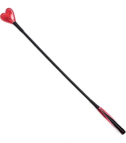 Smart Moves - Shiny Hart Rijzweep - 64 cm - Zwart/Rood — thumbnail 1