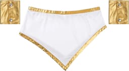 Erotische rollenspel ondergoed heren - Open kruis - Lingerie set met armbandjes - Sexy onderbroek - Stretch - Penis hangt vrij — thumbnail 3