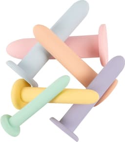 6 Delige Dildo Training Set in Pastel Kleuren - 6 Oplopende Maten Dildo's voor Anale of Vaginale Training - Dildo's met Sterke Zuignap - Siliconen Dildo's - Compatibel met Strap-on - Dildo Trainings Set — thumbnail 5