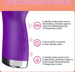 paarse Dubbele Penetratie Vibrator - Luchtdruk Vibrator - Clitoris & G Spot stimulator - Krachtig - Vibrators - Vibrators voor vrouwen - Sex toys voor koppels - Vibrator - Discreet Bezorgde -Licking Sucking - sex speeltjes — thumbnail 9