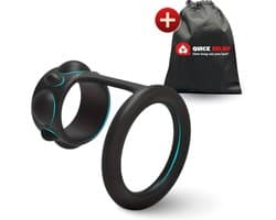 Quick Relief Extreme Pleasure Cockring™ - Cockring - Penis Ring - Seksspeeltje voor Koppels - Sex Toy voor Mannen & Vrouwen - Zwart