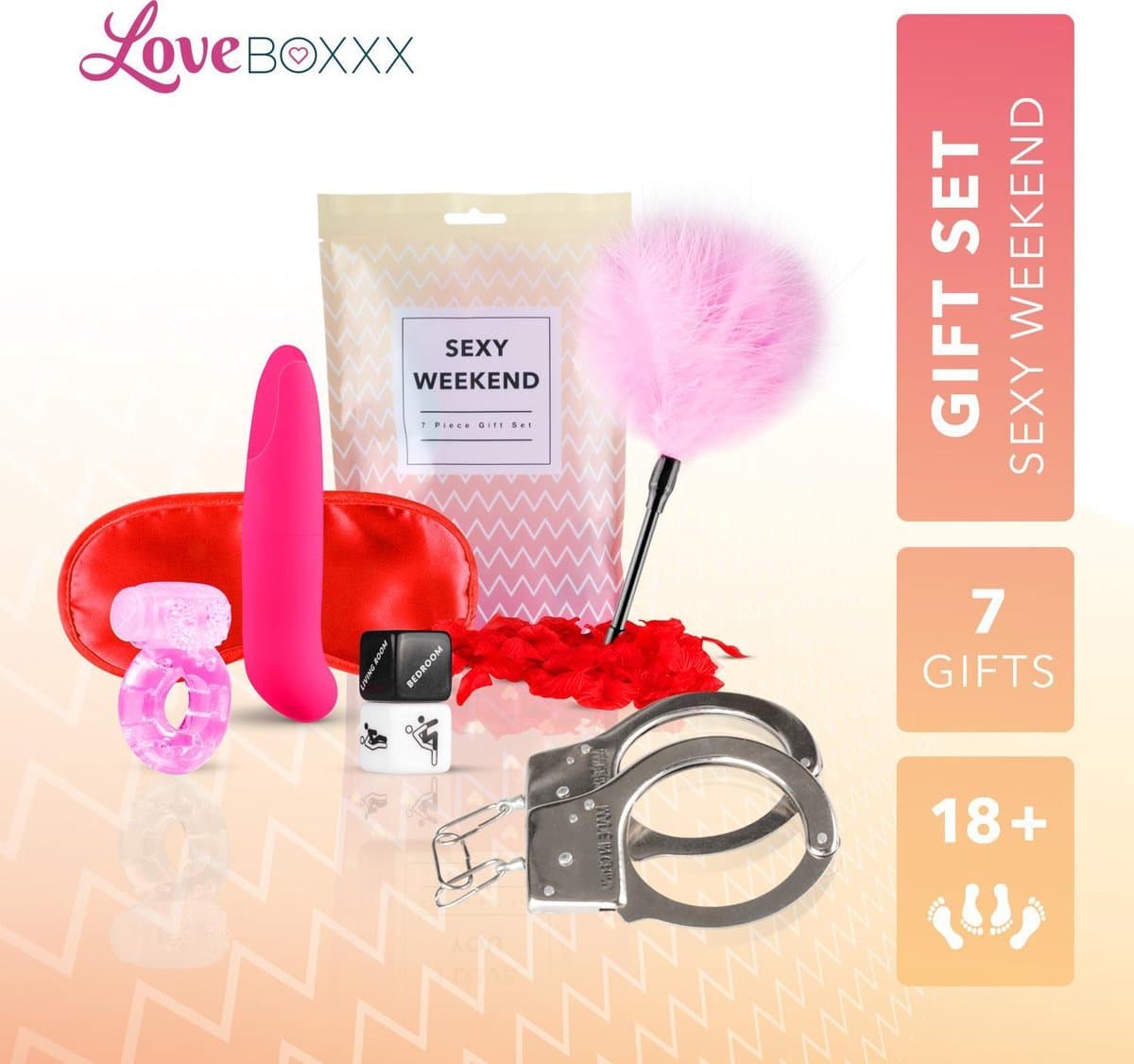 Loveboxxx - Sexy Weekend - Erotisch Cadeauset voor Haar - Erotisch Cadeauset voor Hem - Geschenkset — afbeelding 1