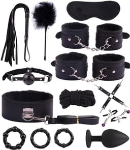 Mystease BDSM Extreme voor Mannen en Vrouwen - Bondage Set 17 Delig - Seksspeeltjes met Buttplugs & Handboeien - Mystease Sex Toys Koppels — thumbnail 12
