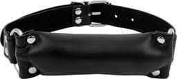 Banoch - Bit gag soft straight black - bitgag van imitatieleer zwart - bdsm — thumbnail 10