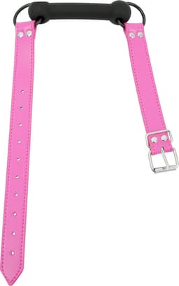 Banoch - mondknevel recht siliconen - roze bit gag - bondage — thumbnail 8