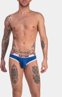 Barcode Berlin Maxime Backless Brief Royal - MAAT S - Erotisch Heren Ondergoed - Slip voor Man - Sexy mannen Slip — thumbnail 2