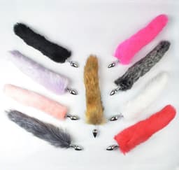New Age devi - Vossenstaart - Foxtail - Sex speeltje voor mannen en vrouwen - Anale buttplug - Bruin — thumbnail 3