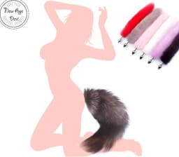 New Age devi - Vossenstaart - Foxtail - Sex speeltje voor mannen en vrouwen - Anale buttplug - Bruin — thumbnail 2