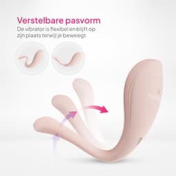 Pure Pleasure® Vibrators voor Vrouwen - Vibrerend Ei met App – Draadloos Tril Ei voor Vrouwen en Koppels – Siliconen Seksspeeltje – Roze – Oplaadbaar – Waterdicht – Stil Gebruik — thumbnail 3