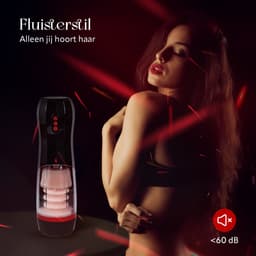 Extacia Masturbator voor Man - Pocket Pussy - Elektrisch - Blowjob Simulator - Sex Toys Mannen - Kunst Vagina - Inclusief Opbergtasje & Oplaadkabel — thumbnail 4