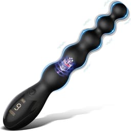 Lzwintrading - Anal Beads - Buttplug Vibrator - Siliconen Butt Plug Dildo met 9 Vibratie Standen - Vibrators voor Vrouwen en Mannen - Prostaat Stimulator - Clitoris Stimulator - Sex Toys voor Koppels - Anale Speeltjes Ballen - Anale Kralen Plug — thumbnail 1