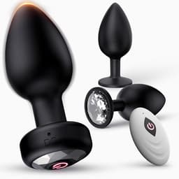 Lzwintrading - Buttplug Vibrator met Afstandsbediening - Vibrators voor Vrouwen & Mannen - Prostaat Stimulator - 3-Delige Siliconen Set - Butt Plug met 10 Vibratie Standen - Sex Toys voor Koppels - Anale Speeltjes - Vibrerende Buttplug - Anaal Dildo — thumbnail 1