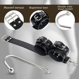 BDSM Extreme - Sex Toys voor Koppels - Seksspeeltjes voor Koppel - Zweepje Seks - Shibari Touw – Bondagesets - Sexspeeltjes voor Koppels - Couple Games – Bondagesets – Boeienset — thumbnail 4