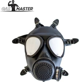 GASMASTER Army Gasmasker – Zwarte Lenzen — thumbnail 1
