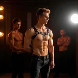 BUM BLING® Harnas voor Man - BDSM Harnas - Fetish Festival Outfit - Gay Clubwear - Fetish Wear Man - Zwart — thumbnail 2