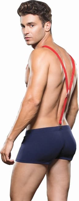 Envy - Fireman Bottom With Suspenders 2 Pc M/L — thumbnail 3
