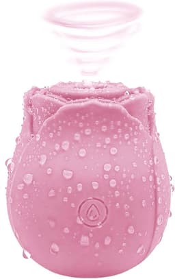 Akindo - lichtroos - vibrator 10 standen - waterproof - sex - sex toys - sex toys voor vrouwen en koppels - clitoris zuigend vibrerend speeltje - voor vrouwen Sucking Vibrator, Clitoral Suction, Clot Clitoris, Nipple Stimulator - roos bloem — thumbnail 2