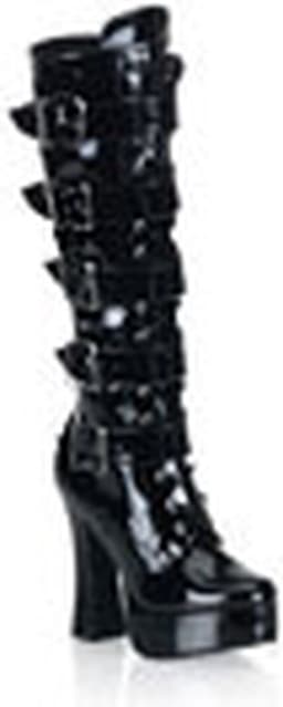 Pleaser - ELECTRA2042 Kniehoge laarzen - US 12 - 42 Shoes - Zwart — thumbnail 2