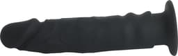 Banoch | Dildo zwart siliconen met zuignap | 13,6 cm lang | Ø  2,8 cm — thumbnail 2