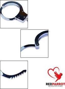 Teenboeien BDSM - RVS - Bondage - One size - Ketting - 2 boeien — thumbnail 5