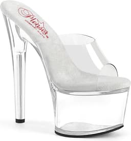 Pleaser - PASSION-701 Muiltjes - US 7 - 37 Shoes - Transparant — thumbnail 1