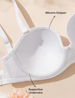 Strapless Push-Up BH Grote Maten - Comfortabele Ondersteuning voor Dames — thumbnail 5
