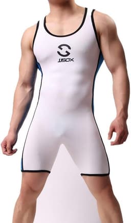 Elastisch Turnpakje voor Heren - Jockstrap Bodysuit voor Worstelen en Zwemmen — thumbnail 4