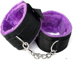 13-delige Bondage Set – Boeien & Erotische Accessoires van Leer – Ideaal voor Koppels – Beginnersvriendelijk SM Speelgoed – Inclusief Handboeien, Mondknevel, Blinddoek & Anale Plug – Violet — thumbnail 4