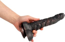 Banoch | Fantasy dildo orrynis | zwart | zuignap siliconen — thumbnail 4
