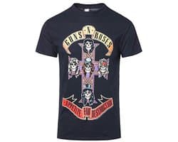 T-shirt met Appetite for Destruction kruis - 100% katoen