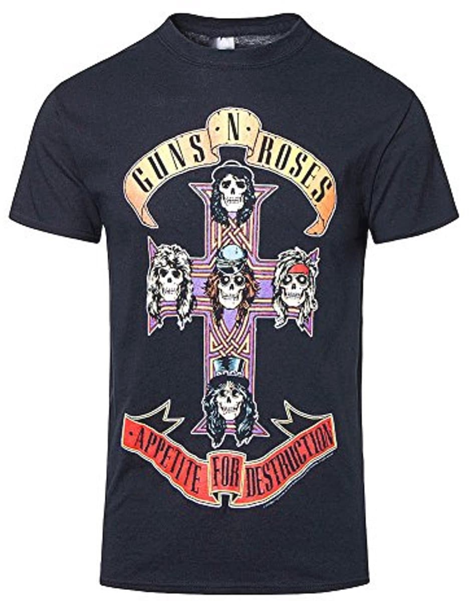 T-shirt met Appetite for Destruction kruis - 100% katoen — afbeelding 1