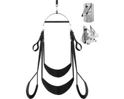 VIN® Sex Schommel - Sex Swing Extra Stevig – Seksschommel – Seksspeeltjes voor Koppel – Seks Schommel BDSM – Erotiek Toys - Sex Sling – Love Swing – Discreet Verpakt – Zwart