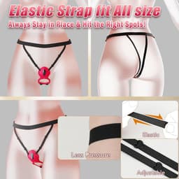 Bodybite - Draagbare Vibrator - Clitoris Stimulator - Vibrator voor Koppels - Sex Toys voor Vrouwen - Stil en Discreet - Waterafstendig - 3 Vibratie Standen - Afstandsbediening en app - Wearable Vibrator - Valentijn cadeautje voor haar - AMORA — thumbnail 4