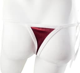 BamBella ® - string bongage - maat Onesize S M L - Sexy slip erotische onderbroek valentijnsdag kerst rood groen doorzichtig rollenspel kleding voor mannen — thumbnail 4