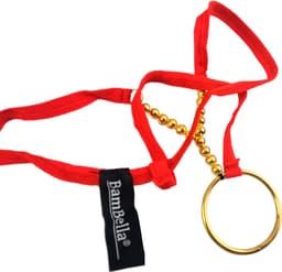 BamBella ® - String bondage - maat Onesize S M L - Rood Sexy erotische heren onderbroek mannen — thumbnail 2
