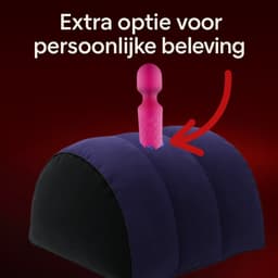 Sex Kussen - Opblaasbaar - Seks Stoel - Seks Kussen - Seks Pillow - met houder voor Sekstoy - Pleasure Pillow - Sexkussen — thumbnail 3