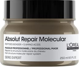 L’Oréal Professionnel Absolut Repair Molecular Rinse-Off Masker – Herstellende en versterkende werking - Voor zeer beschadigd haar - 250ml — thumbnail 1