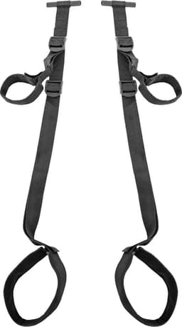 Door Swing - Deur Sexschommel - Verstelbare BDSM Deurboeien - Door Restraint Set - Handboeien en Beenboeien - Over the Door Wrist Cuffs - Deur Hanger Boeien - 4 verstelbare bevestigingen, 2 handboeien en 2 beenboeien + Gratis Blinddoek! — thumbnail 2