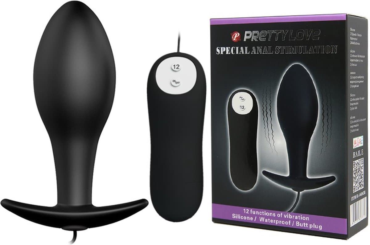 Pretty Love - Anal Stimulator - Anaal Vibrator - Vibrerende Anaal Plug - Buttplug — afbeelding 1