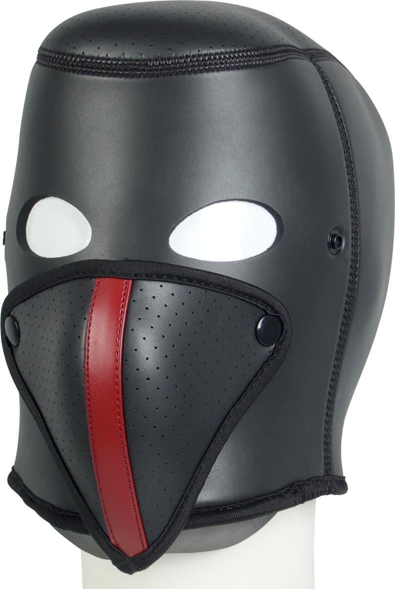 Banoch | Masker Cobra | neopreen | afneembaar oog & mondmasker | bondage — afbeelding 1