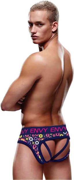 Envy Menswear Jockstrap -L/XL- Unicorn & Donuts Bubble Butt Multicolours — thumbnail 2