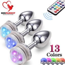 Exclusieve Buttplug met licht | Anaal plug | Anale kralen | Led licht | Design toys | Afstandsbediening — thumbnail 3